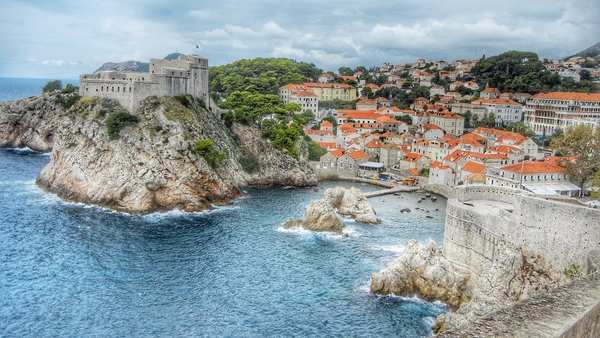 《权力的游戏》君临城拍摄地Dubrovnik  图片来welcomepickups.com